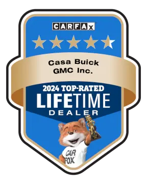 Casa Buick GMC Inc. is a CARFAX Top-Rated Lifetime Dealer