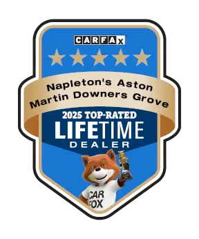 Napleton's Aston Martin Downers Grove is a CARFAX Top-Rated Lifetime Dealer