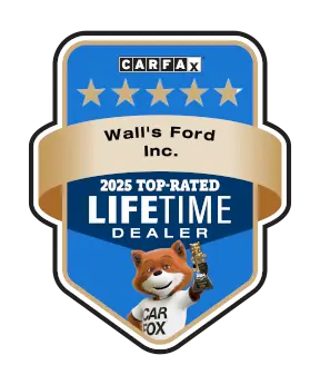 Wall's Ford Inc. is a CARFAX Top-Rated Lifetime Dealer