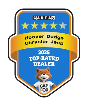 Hoover Dodge Chrysler Jeep is a CARFAX Top-Rated Lifetime Dealer