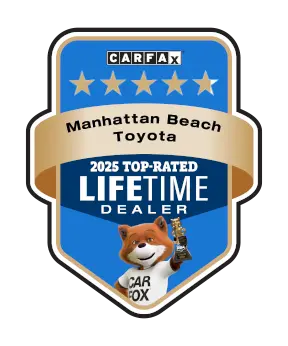 Manhattan Beach Toyota is a CARFAX Top-Rated Lifetime Dealer