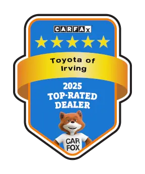 Toyota of Irving is a CARFAX Top-Rated Dealer
