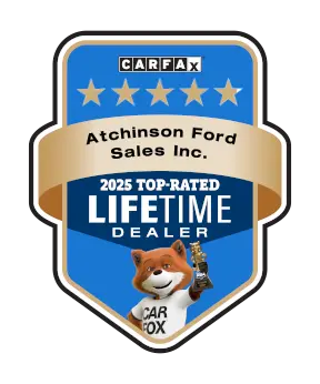 Atchinson Ford Sales Inc. is a CARFAX Top-Rated Lifetime Dealer
