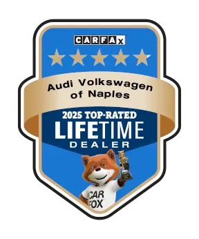 Audi Volkswagen of Naples is a CARFAX Top-Rated Lifetime Dealer