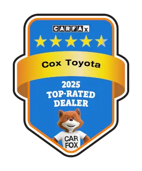 Cox Toyota is a CARFAX Top-Rated Lifetime Dealer