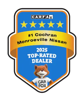 #1 Cochran Monroeville Nissan is a CARFAX Top-Rated Dealer