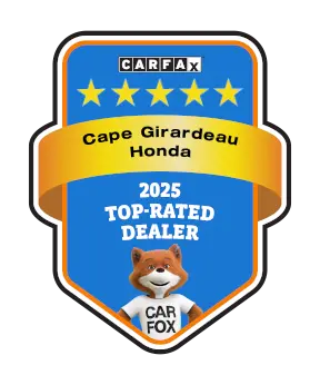 Cape Girardeau Honda is a CARFAX Top-Rated Lifetime Dealer