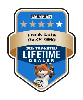 Frank Leta Buick GMC is a CARFAX Top-Rated Lifetime Dealer