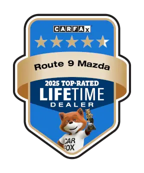 Route 9 Mazda is a CARFAX Top-Rated Lifetime Dealer