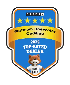 Platinum Chevrolet Cadillac is a CARFAX Top-Rated Dealer